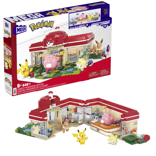 Pokemon Mega Construx Construction Set Forest Pokemon Center