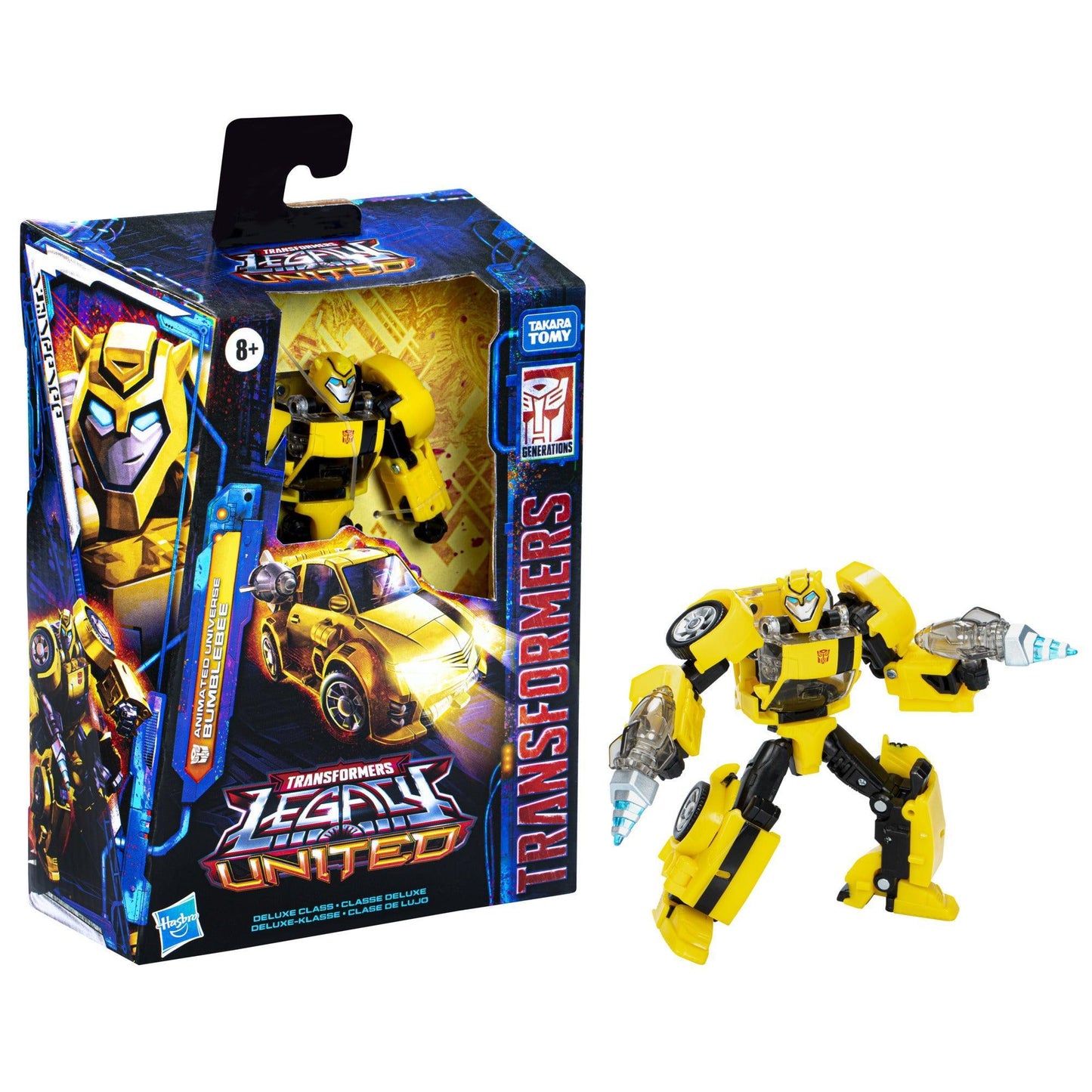 Transformers Generations Legacy United Deluxe Class Actionfigur Animated Universe Bumblebee 14 cm