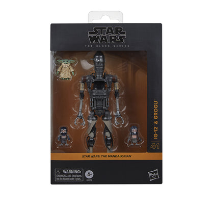 Star Wars: The Mandalorian Black Series Actionfigur 2-Pack IG-12 & Grogu 15 cm