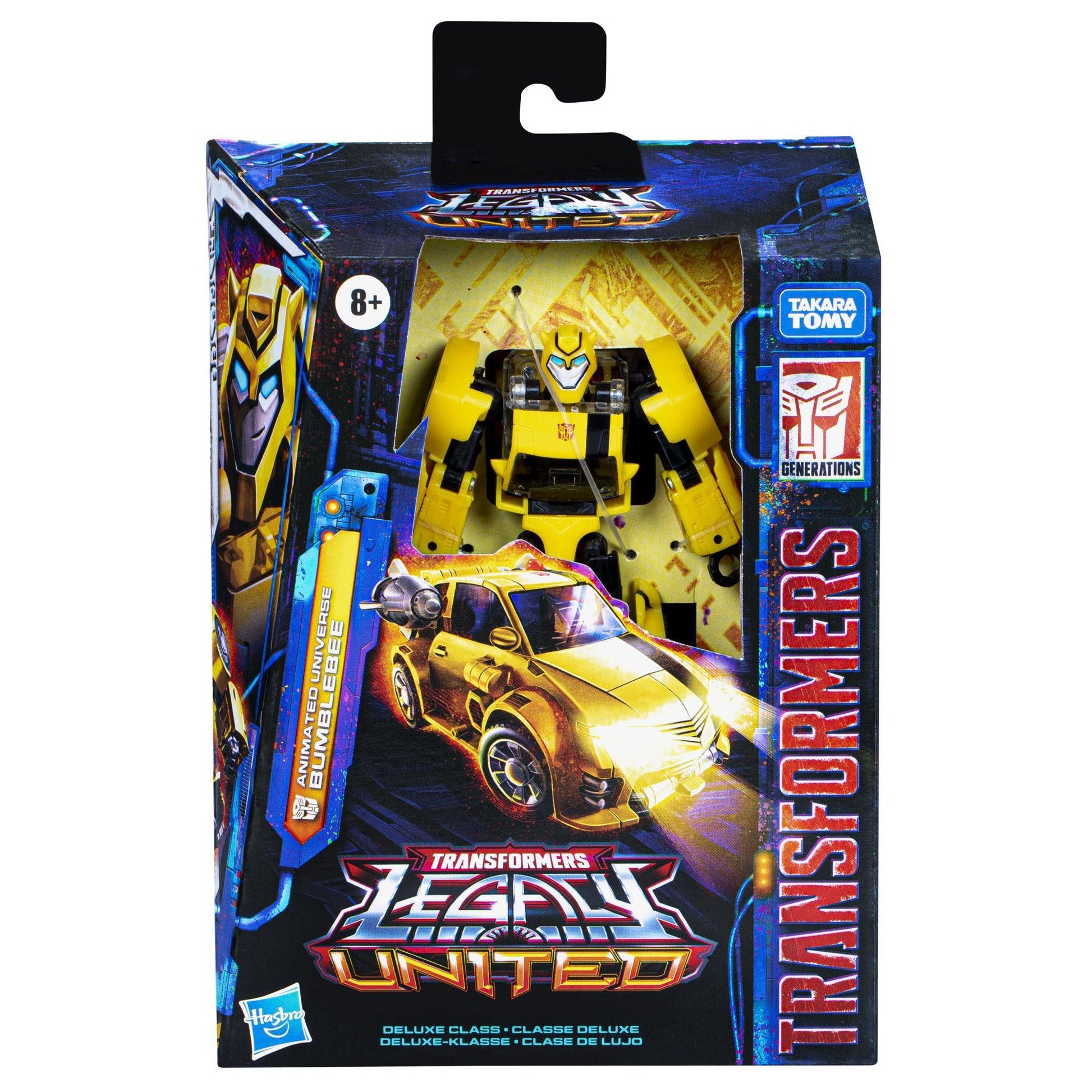 Transformers Generations Legacy United Deluxe Class Actionfigur Animated Universe Bumblebee 14 cm