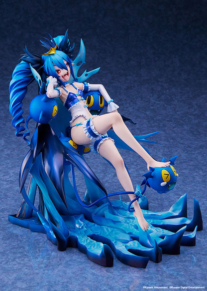 Bombergirl PVC Staty 1/7 Aqua Lewysia Aquablue Vampire Negligee Ver. 25 cm