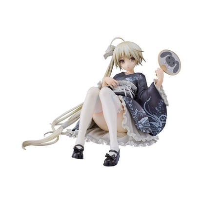 From the hit anime "Yosuga no Sora" comes this PVC Statue of Rikka Takarada. It stands 11 cm tall and comes in a window box packaging.