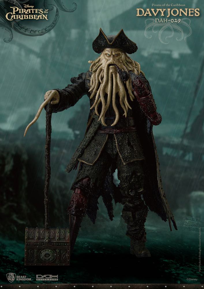 Pirates of the Caribbean Dynamic 8ction Heroes Actionfigur 1/9 Davy Jones 20 cm