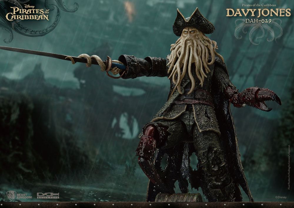 Pirates of the Caribbean Dynamic 8ction Heroes Actionfigur 1/9 Davy Jones 20 cm