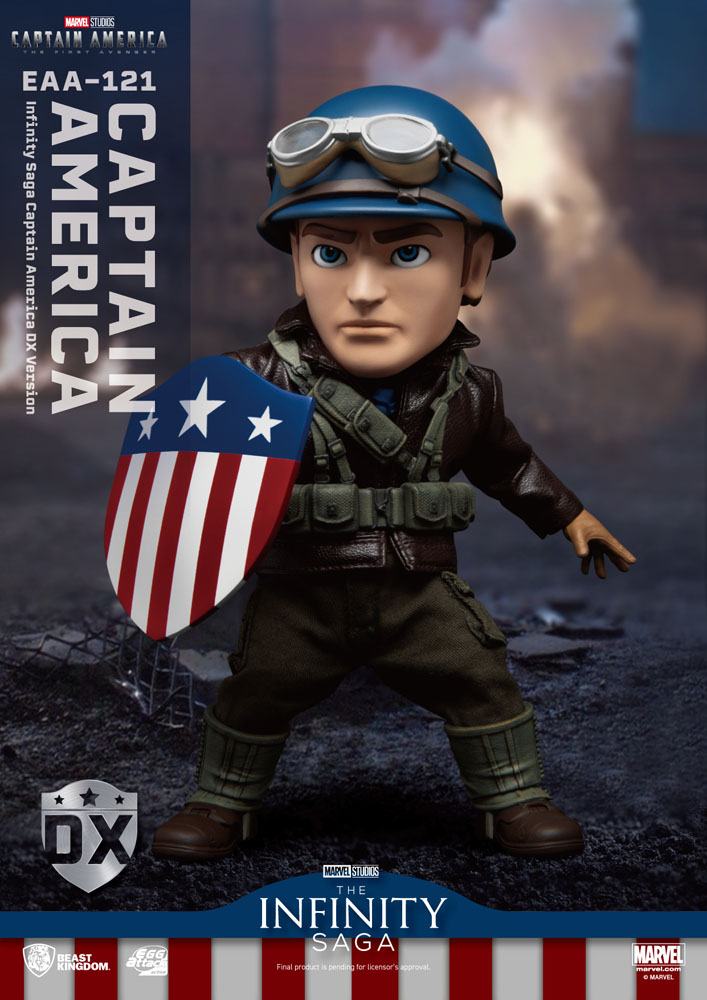 Captain America: The First Avenger Egg Attack Action Actionfigur Captain America DX Version 17 cm