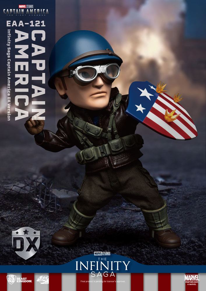 Captain America: The First Avenger Egg Attack Action Actionfigur Captain America DX Version 17 cm