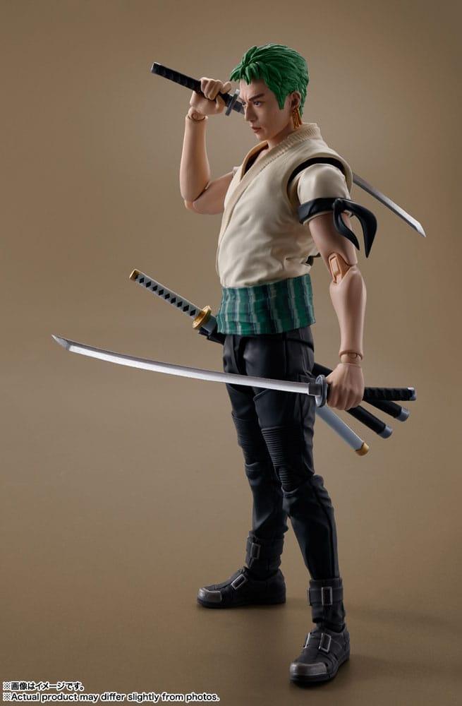 One Piece S.H. Figuarts Actionfigur Roronoa Zoro (Netflix) 14 cm