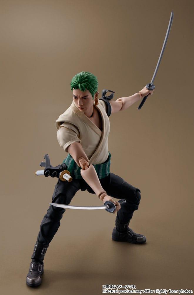 One Piece S.H. Figuarts Actionfigur Roronoa Zoro (Netflix) 14 cm