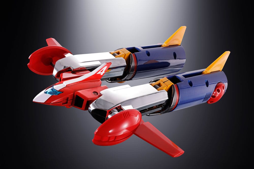 Super Electromagnetic Machine Voltes V Soul of Chogokin Diecast Actionfigur GX50-SP Com-Battler V Chogokin 50th Anniversary Ver. 25 cm