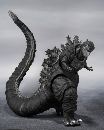 Godzilla S.H. MonsterArts Actionfigur Godzilla (2016) - Fjärde Orthochromatiska Versionen 18 cm