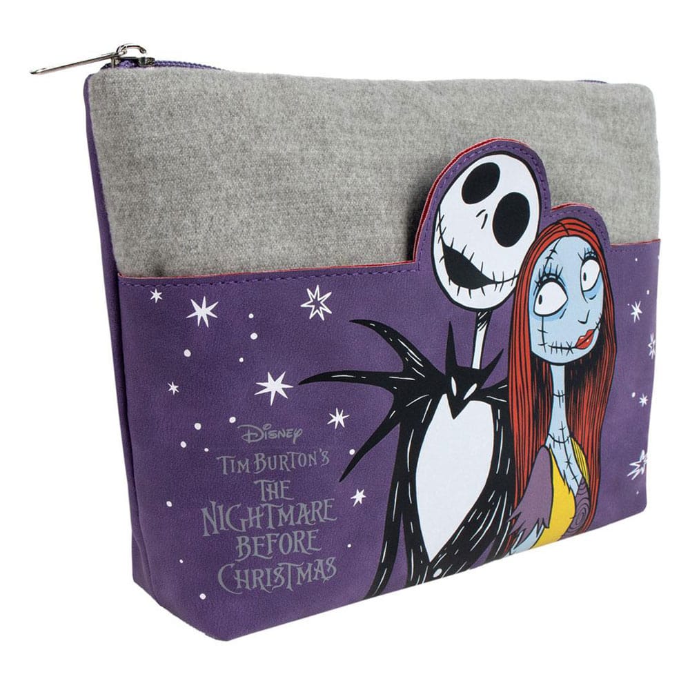 Nightmare Before Christmas Sminkväska Jack & Sally Purple