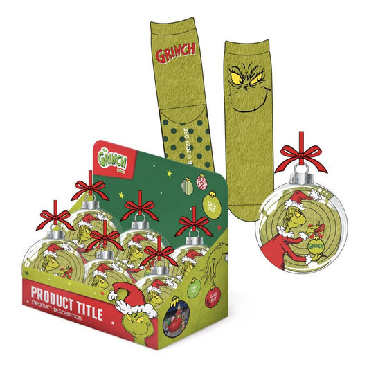 The Grinch Tree Ornment with Anti-Slip Strumpor 38-45