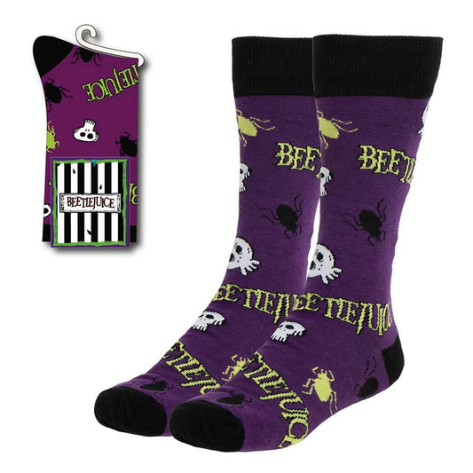 Beetlejuice Strumpor Purple 38-45