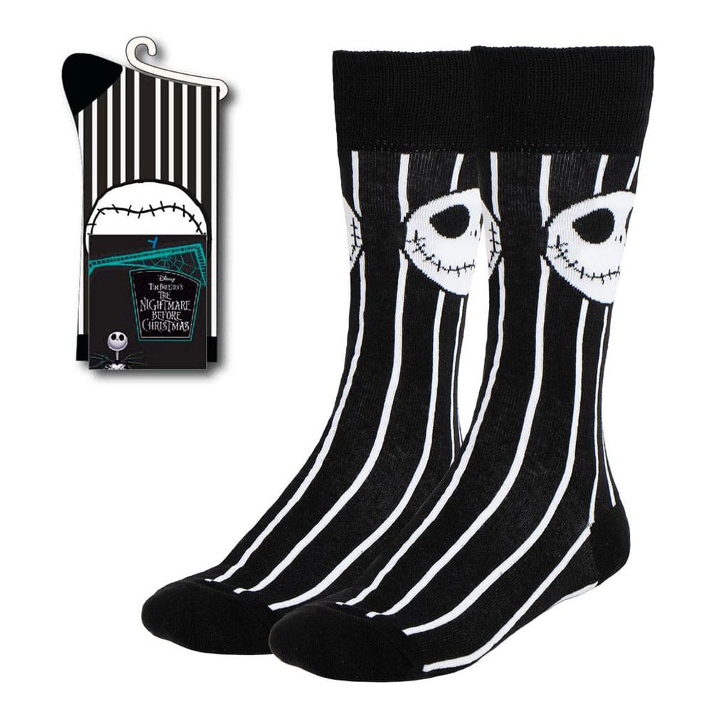 Nightmare before Christmas Strumpor Jack´s Face Stripes 38-45