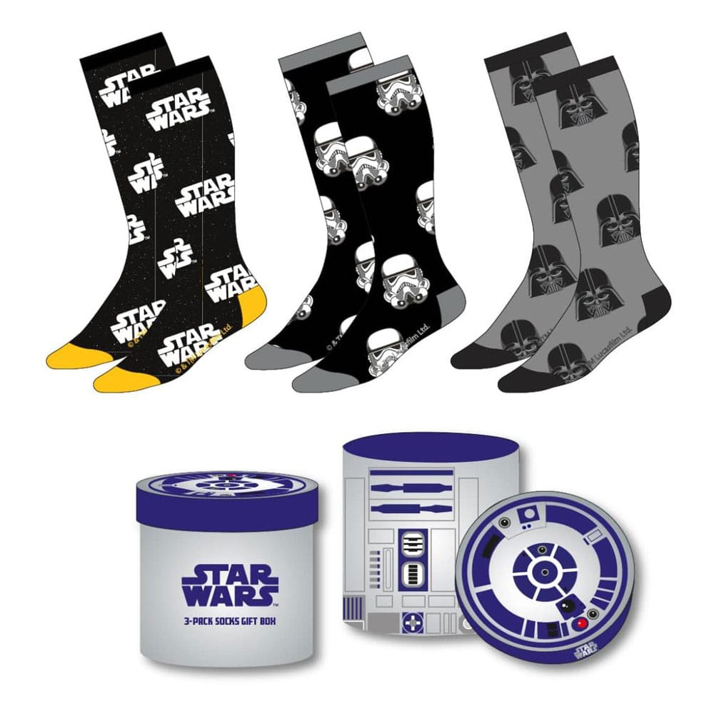 Star Wars Strumpor 3-Pack 38-45