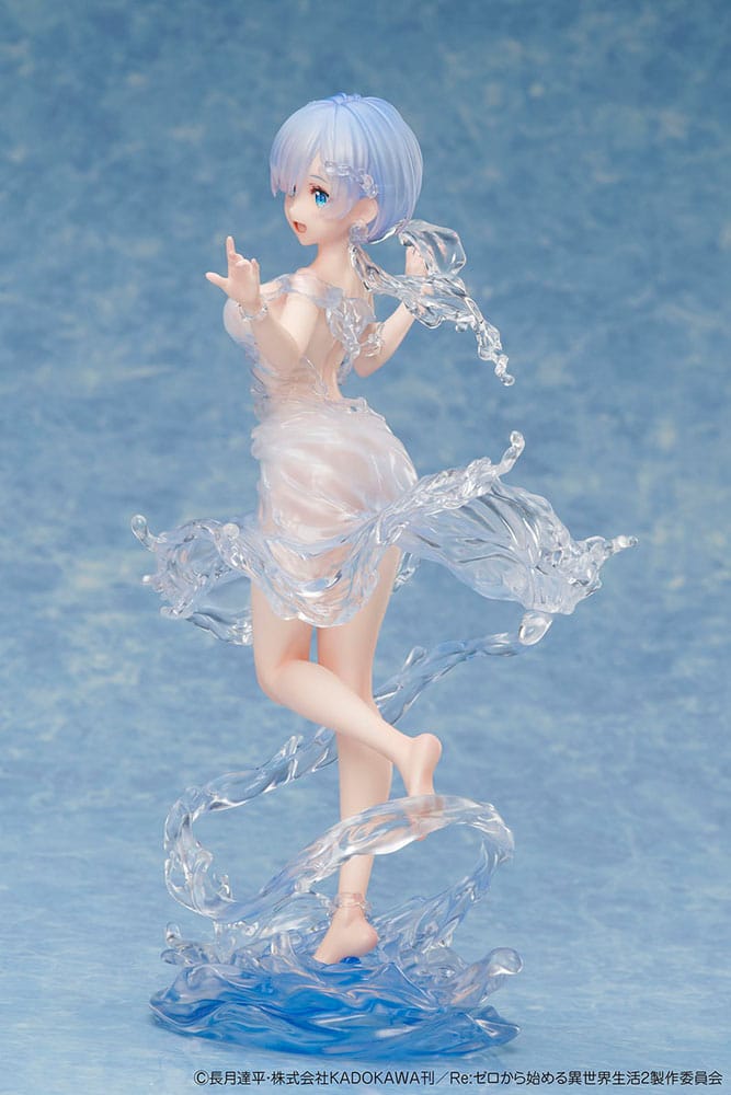 Re:Zero Starting Life in Another World PVC Staty 1/7 Rem Aqua Klänning 23 cm