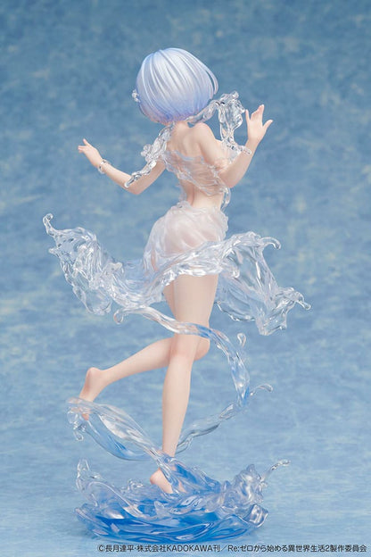 Re:Zero Starting Life in Another World PVC Staty 1/7 Rem Aqua Klänning 23 cm