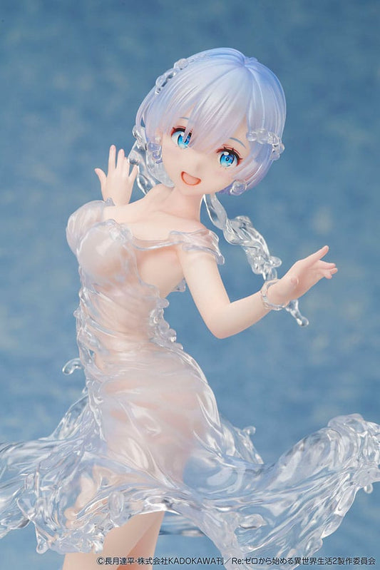 Re:Zero Starting Life in Another World PVC Staty 1/7 Rem Aqua Klänning 23 cm