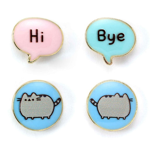 Pusheen Stud Örhängen 2-pack "Hi 