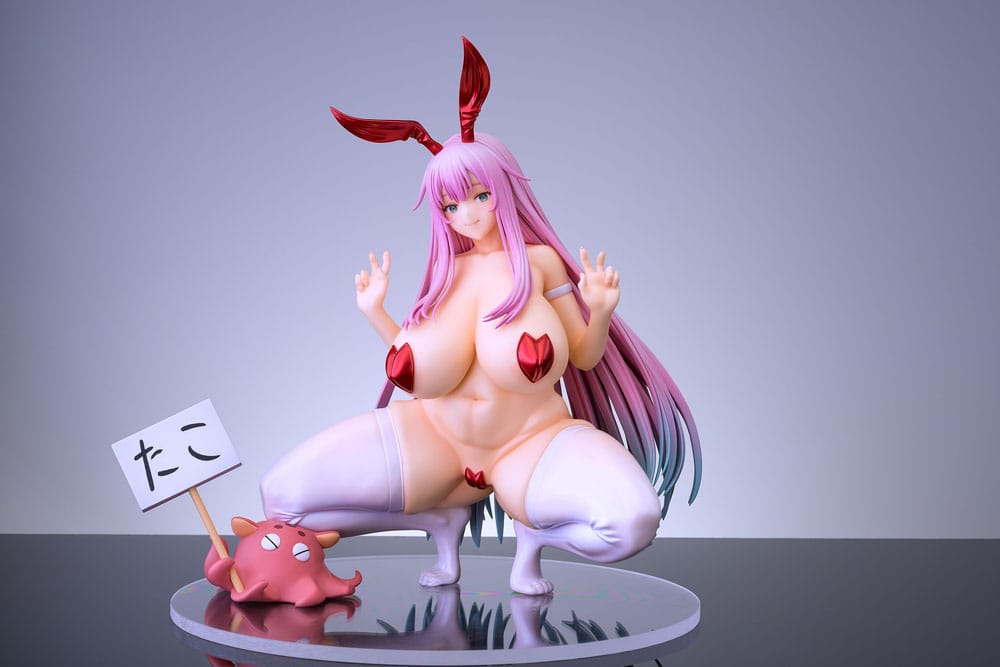 Original Character Statue 1/5 NeneneG Design Pink Hair-chan 21 cm