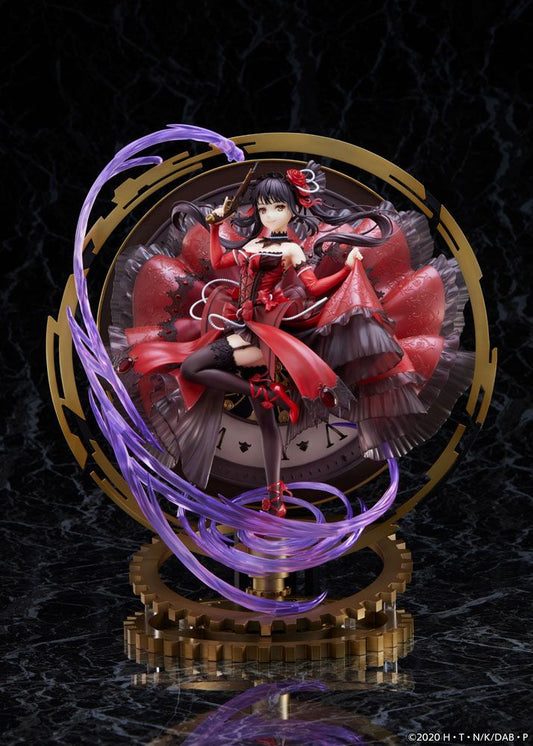 Date A Bullet PVC Staty 1/7 Kurumi Tokisaki: Pigeon Blood Ruby Klänning Ver. 33 cm