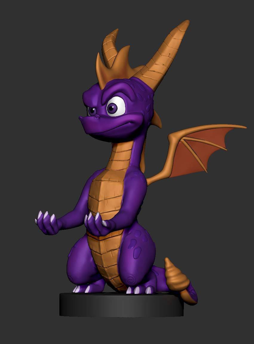 Spyro the Dragon Kabelhållare och Laddningsställ 20 cm