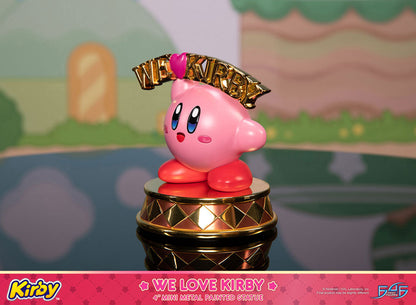 Kirby DieCast Statue - We Love Kirby 10 cm