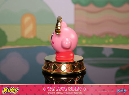 Kirby DieCast Statue - We Love Kirby 10 cm