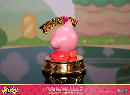 Kirby DieCast Statue - We Love Kirby 10 cm