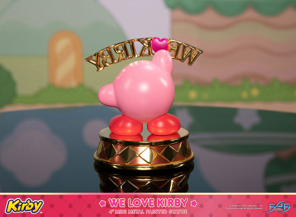 Kirby DieCast Statue - We Love Kirby 10 cm