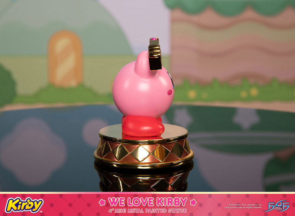 Kirby DieCast Statue - We Love Kirby 10 cm