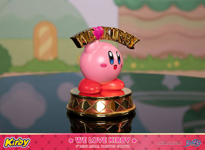 Kirby DieCast Statue - We Love Kirby 10 cm