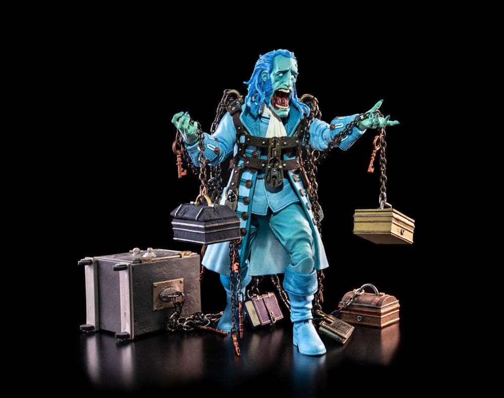 Figura Obscura Actionfigur: Jacob Marleys Spöke - Haunted Blue Edition