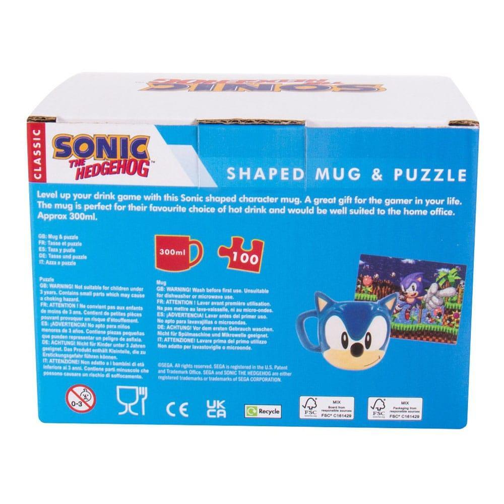 Sonic the Hedgehog Mugg & Pussel Set Sonic