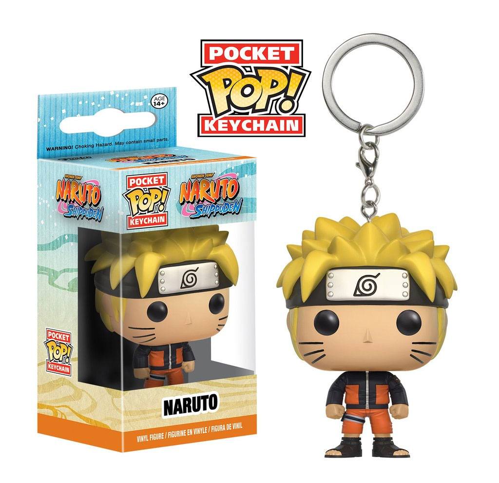 Naruto Shippuden Pocket POP Vinyl Nyckelring Naruto 4 cm