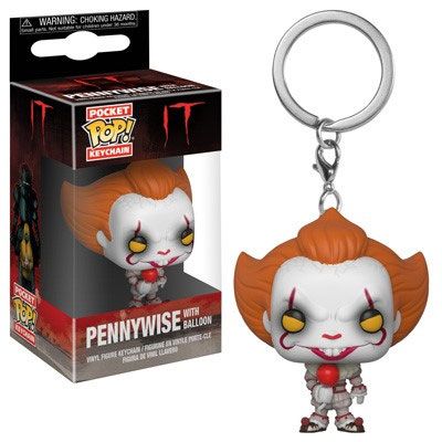 Stephen King's It 2017 Pocket POP Vinyl Nyckelring Pennywise with Balloon 4 cm