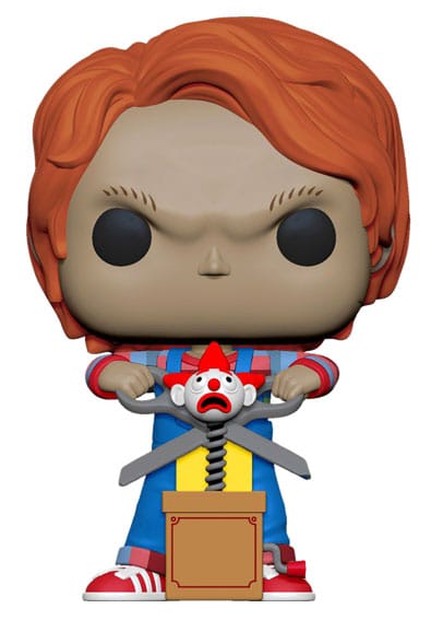 Child´s Play POP Movies Figur Chucky w/Buddy & Giant Scissors 9 cm