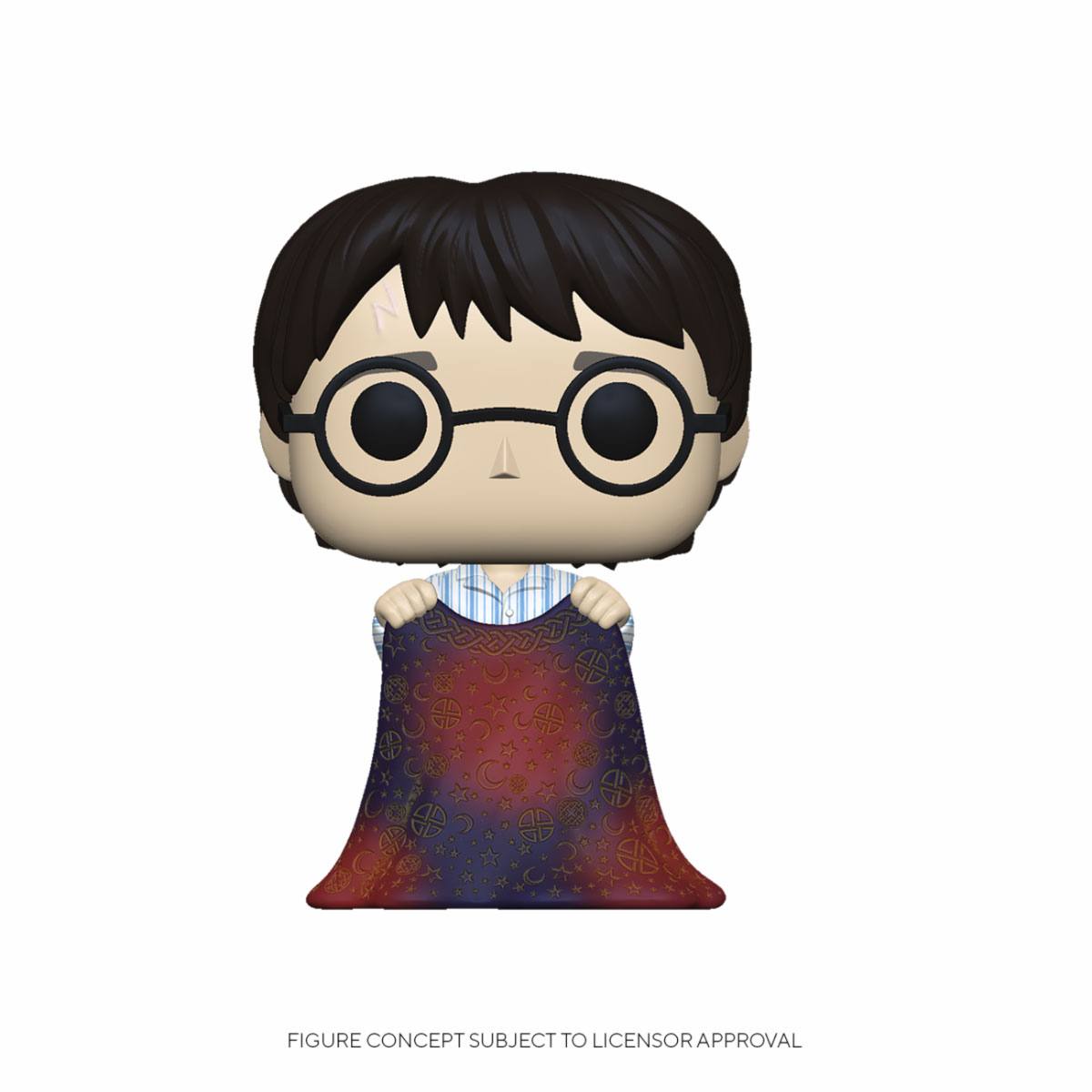 Harry Potter POP Movies Figur Harry w/Invisibility Cloak 9 cm