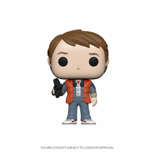 Back to the Future POP Figur Marty in Puffy Vest 9 cm