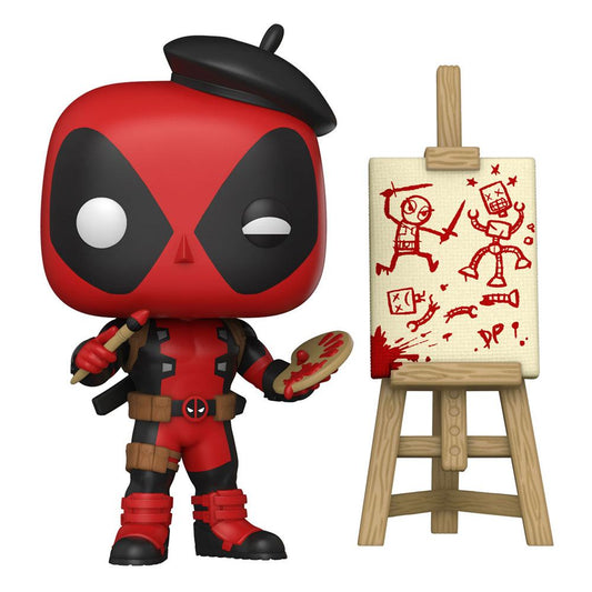 Marvel Deadpool 30th Anniversary POP! Vinyl Figure Artist Deadpool 9 cm