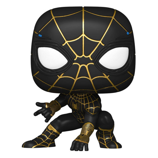 Spider-Man: No Way Home POP Figur Spider-Man (Black & Gold Suit) 9 cm