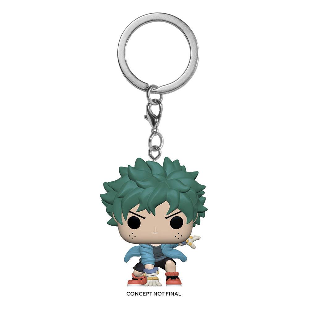 My Hero Academia Pocket POP Vinyl Nyckelringar 4 cm Deku w/ Vantar Display (12)