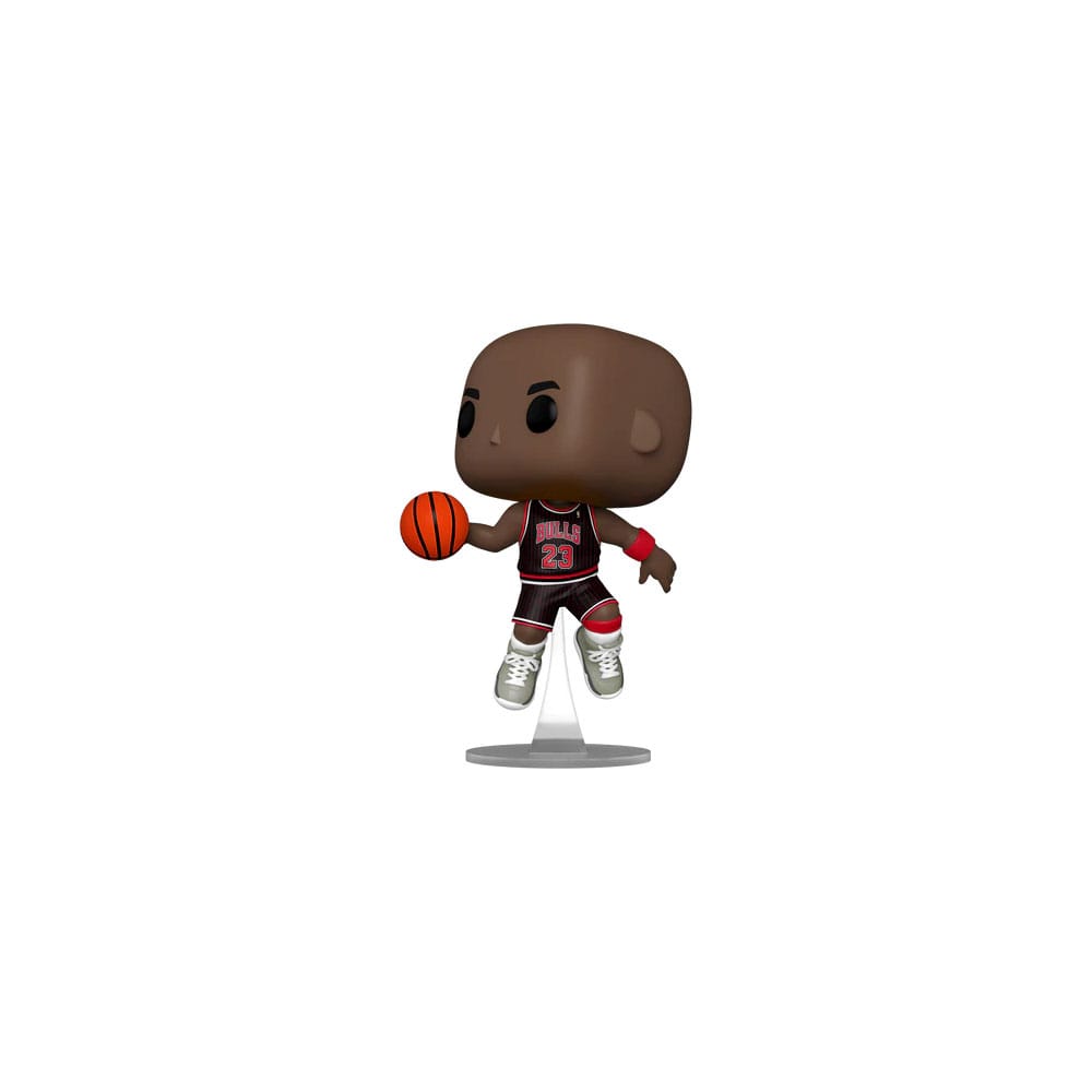 NBA Legends POP Sports Figur Bulls- Michael Jordan w/Jordans (Blk Pinstripe Jersey) 9 cm