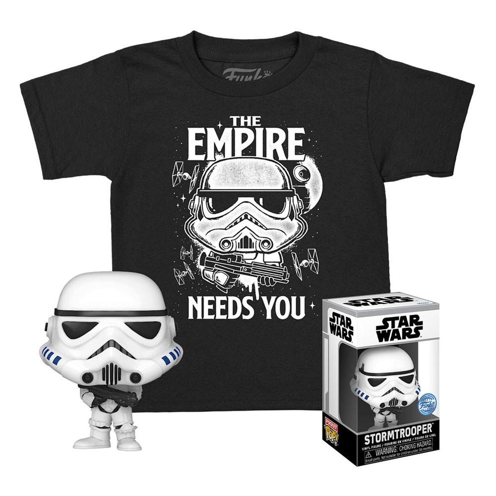 From Funko's new 'POP! & Tee' line comes this cool set of a high quality t-shirt and an exclusive POP! vinyl figure (4 cm tall) only available in the set.

Available in various sizes (please specify when ordering).