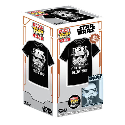 Star Wars Stormtrooper Pocket POP! & Tee Box - Size L