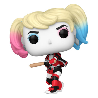 DC Comics: Harley Quinn Takeover POP Heroes Figur Harley with Bat 9 cm