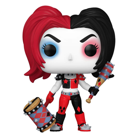 DC Comics: Harley Quinn Takeover POP Heroes Figur Harley with Weapons 9 cm