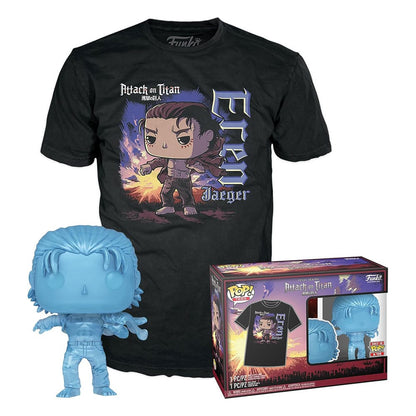 From Funko's new 'POP! & Tee' line comes this cool set of a high quality t-shirt and an exclusive POP! vinyl figure (9 cm tall) only available in the set.

Available in various sizes (please specify when ordering).