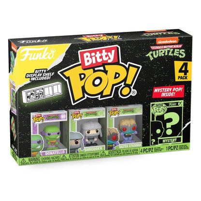 Teenage Mutant Ninja Turtles Bitty POP Figur 4-Pack Donatello 2,5 cm