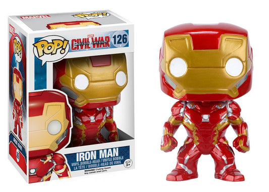 Captain America Civil War POP Vinyl Bobble-Head Iron Man 10 cm